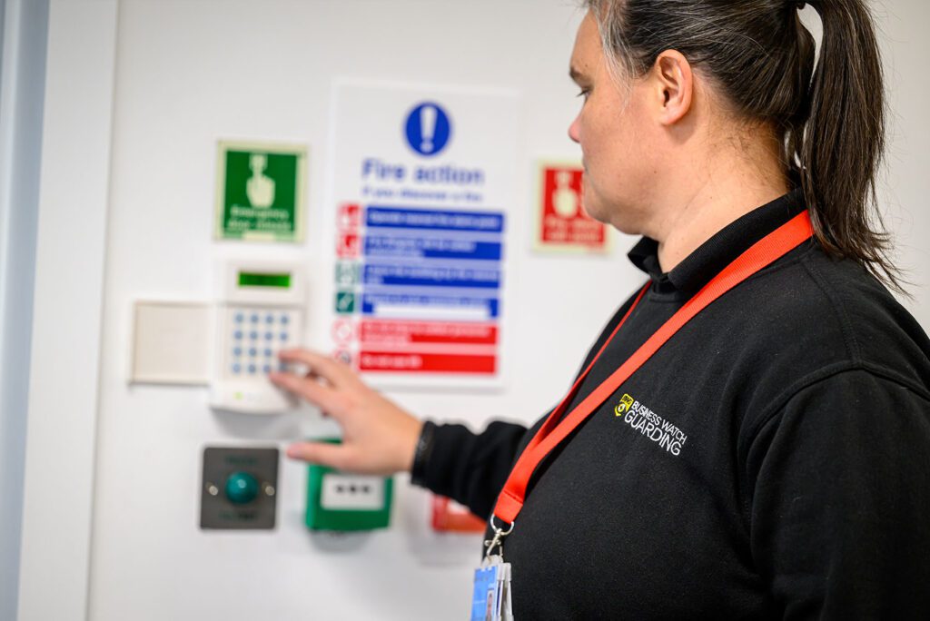 Open and lock services from Business Watch Guarding